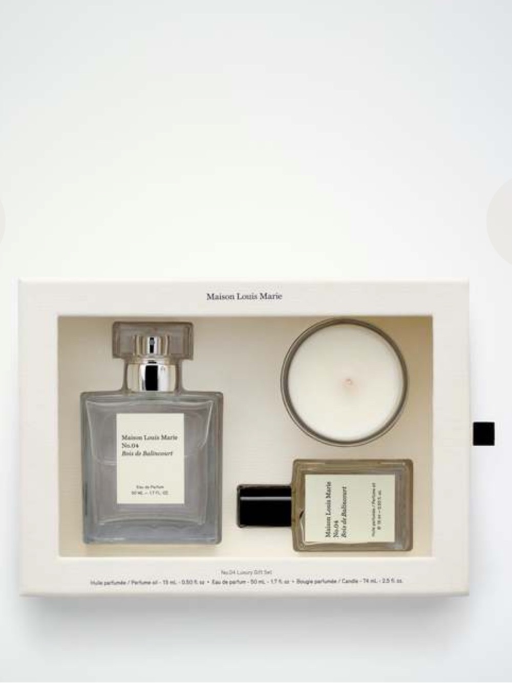 Maison Louis Marie - No.04 Bois de Balincourt Luxury 3-Piece Gift Set